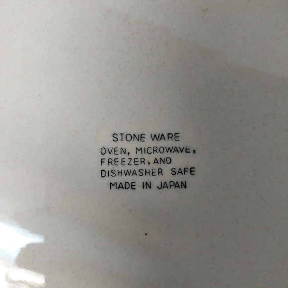 Vintage Geese and Floral 12" Dinner Plate - Picture 3 of 4